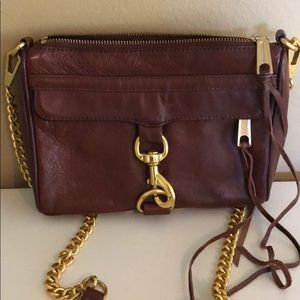 Rebecca Minkoff brown leather crossbody